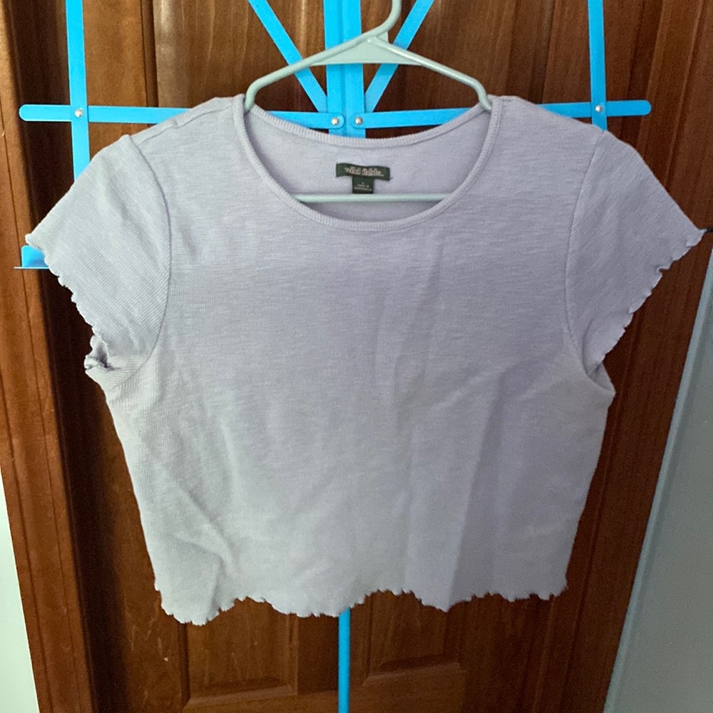 Lettuce trim crop top